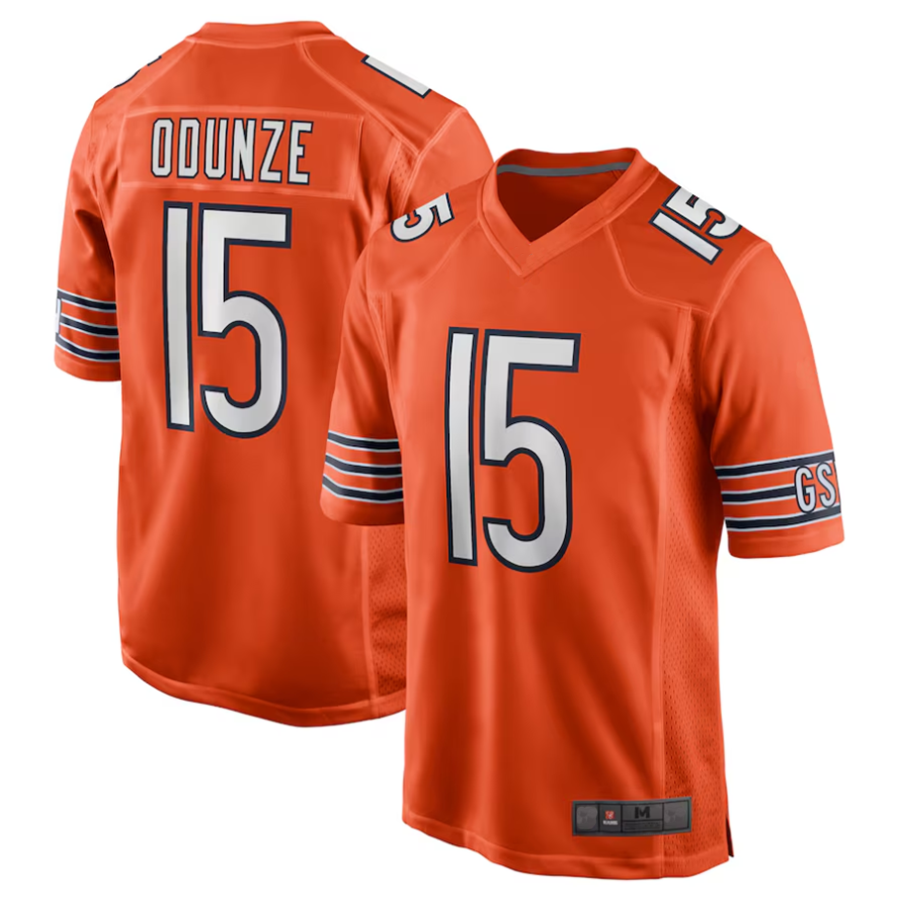 Trusc C.Bears #15 Rome Odunze Orange Player Game Stitched Jerseys