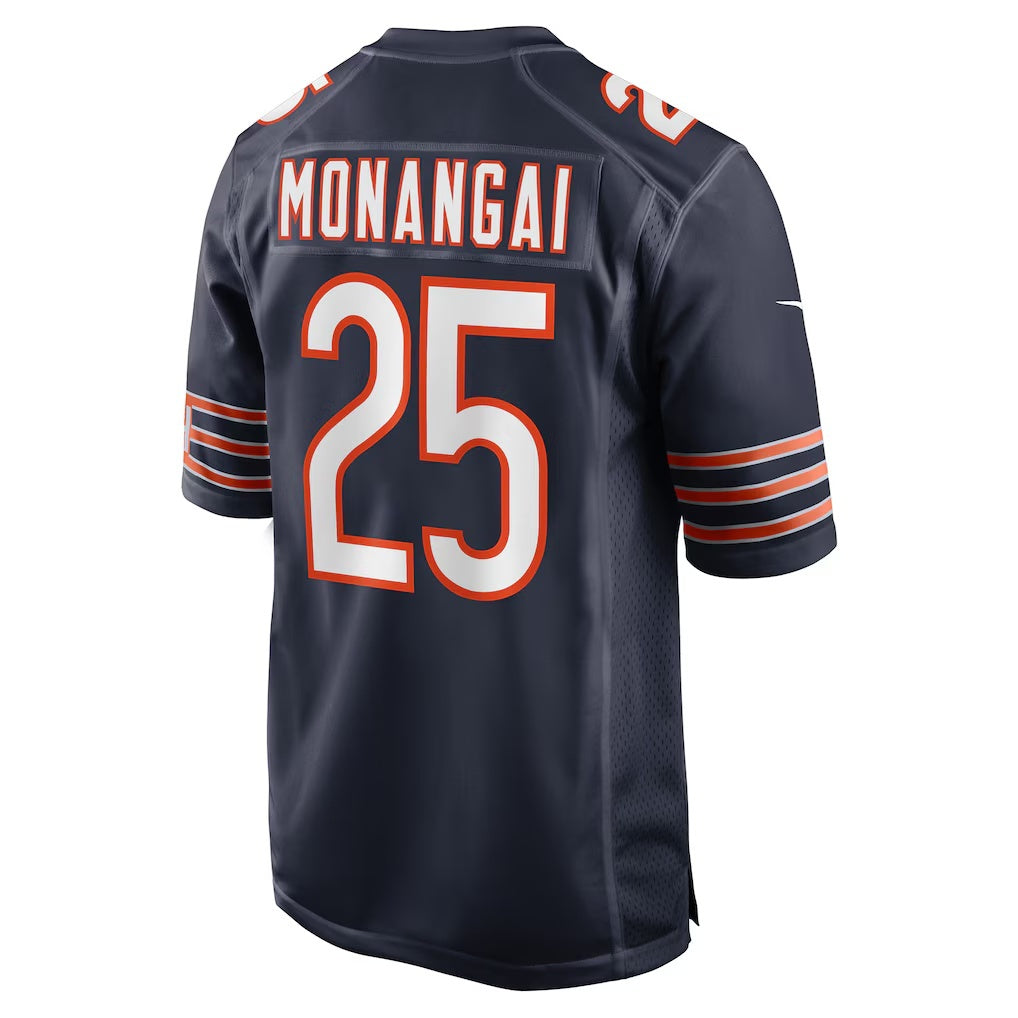 Trusc C.Bears #25 Kyle Monangai Navy Team Game Stitched Jerseys