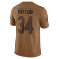Trusc C.Bears #34 Walter Payton Player Brown Salute To Service Limited Stitched Jerseys