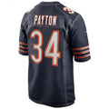 Trusc C.Bears #34 Walter Payton Player Navy Home Game Stitched Jerseys
