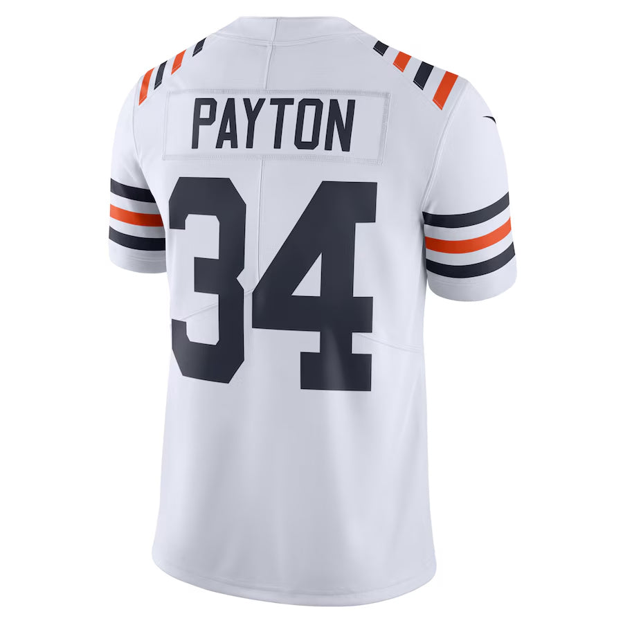 Trusc C.Bears #34 Walter Payton Player White Alternate Classic Limited Game Stitched Jerseys