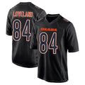 Trusc C.Bears #84 Colston Loveland Player Carbon Black Fashion Game Stitched Jerseys