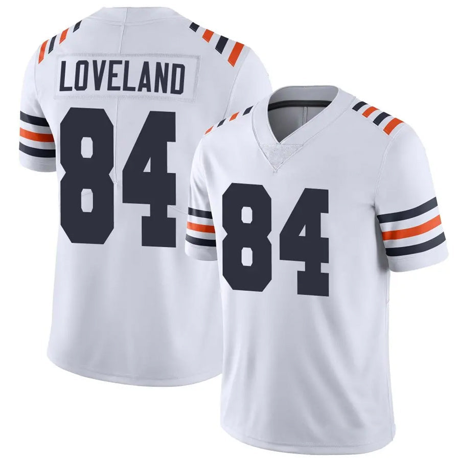 Trusc C.Bears #84 Colston Loveland Player White Alternate Classic Vapor Limited Stitched Jerseys
