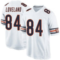 Trusc C.Bears #84 Colston Loveland Player Whtie Home Game Stitched Jerseys