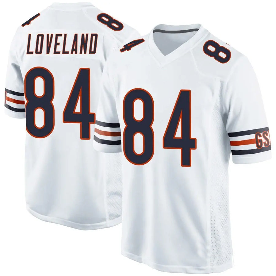 Trusc C.Bears #84 Colston Loveland Player Whtie Home Game Stitched Jerseys