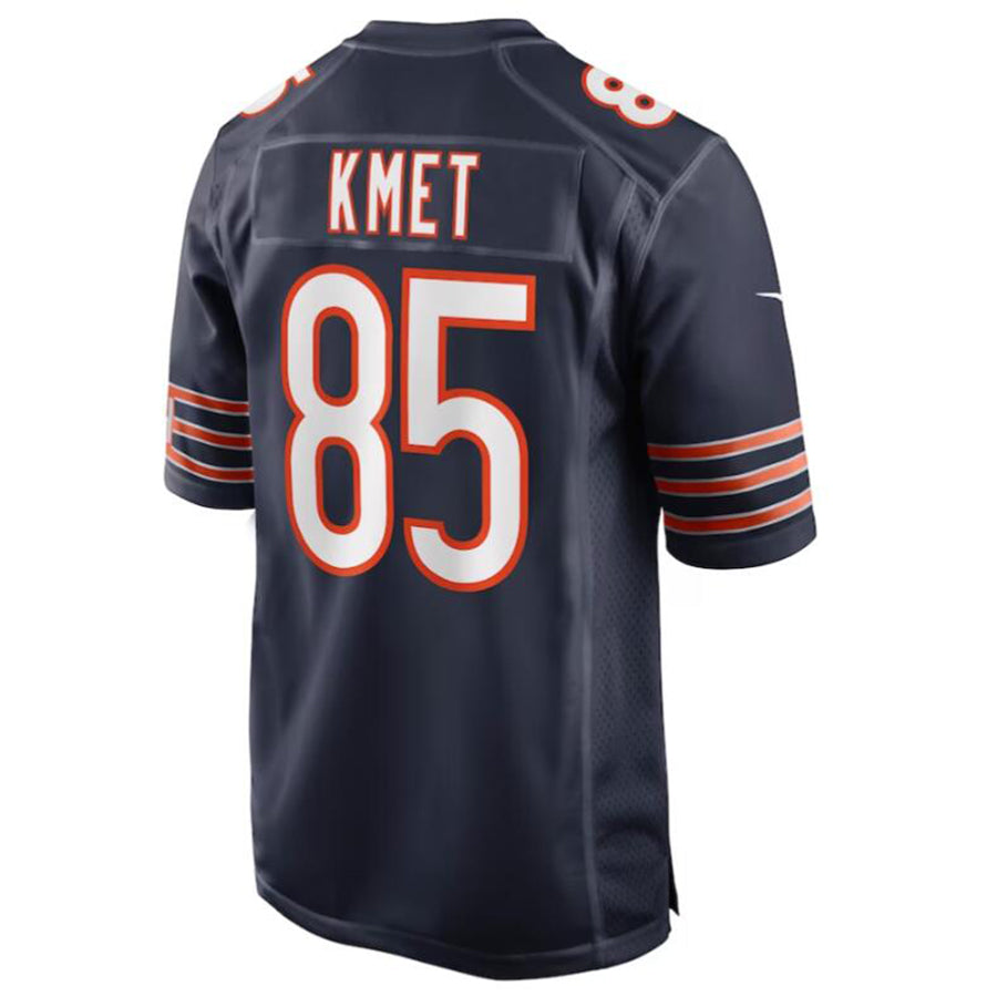 Trusc C.Bears #85 Cole Kmet Navy Player Game Jersey American Stitched Jersey