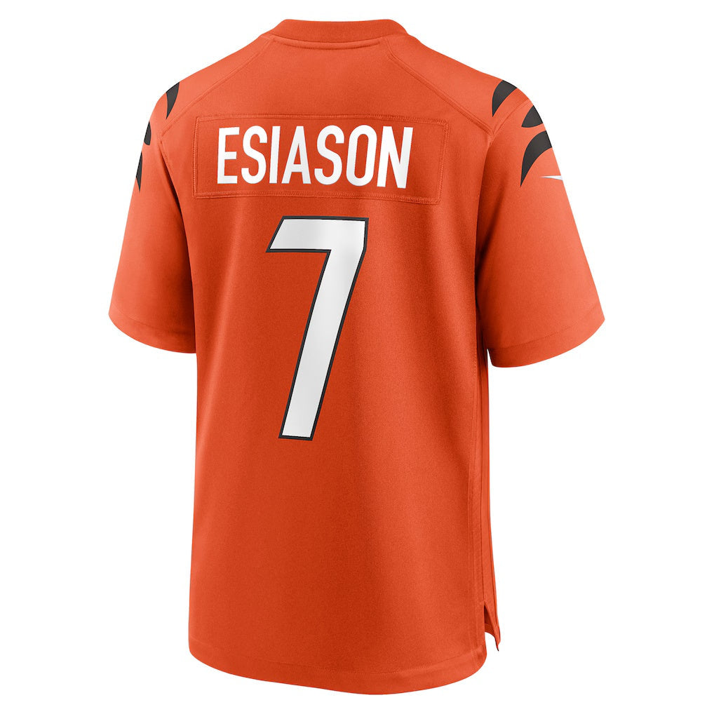 Trusc C.Bengals #7 Boomer Esiason Orange Retired Player Alternate Game Stitched Jerseys