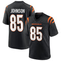 Trusc C.Bengals #85 Chad Johnson Player Black Home Game Stitched Jerseys