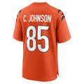 Trusc C.Bengals #85 Chad Johnson Player Orange Home Game Stitched Jerseys