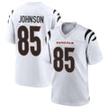 Trusc C.Bengals #85 Chad Johnson Player White Home Game Stitched Jerseys