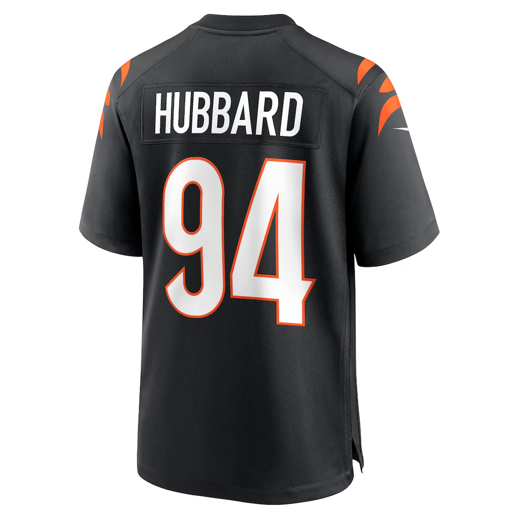 Trusc C.Bengals #94 Sam Hubbard Black Player Game Stitched Jerseys