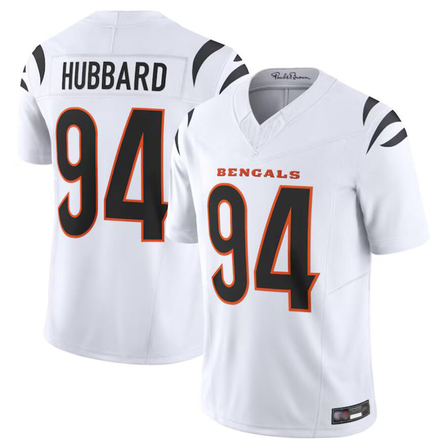 Trusc C.Bengals #94 Sam Hubbard Player White Vapor F.U.S.E. Limited Stitched Jerseys