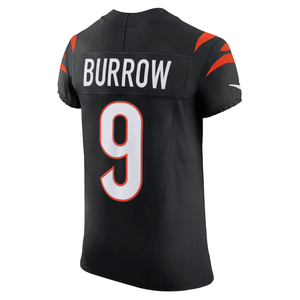 Trusc C.Bengals #9 Joe Burrow Black Team Vapor F.U.S.E. Elite Stitched Jerseys