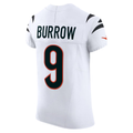 Trusc C.Bengals #9 Joe Burrow White Vapor F.U.S.E. Elite Stitched Jerseys