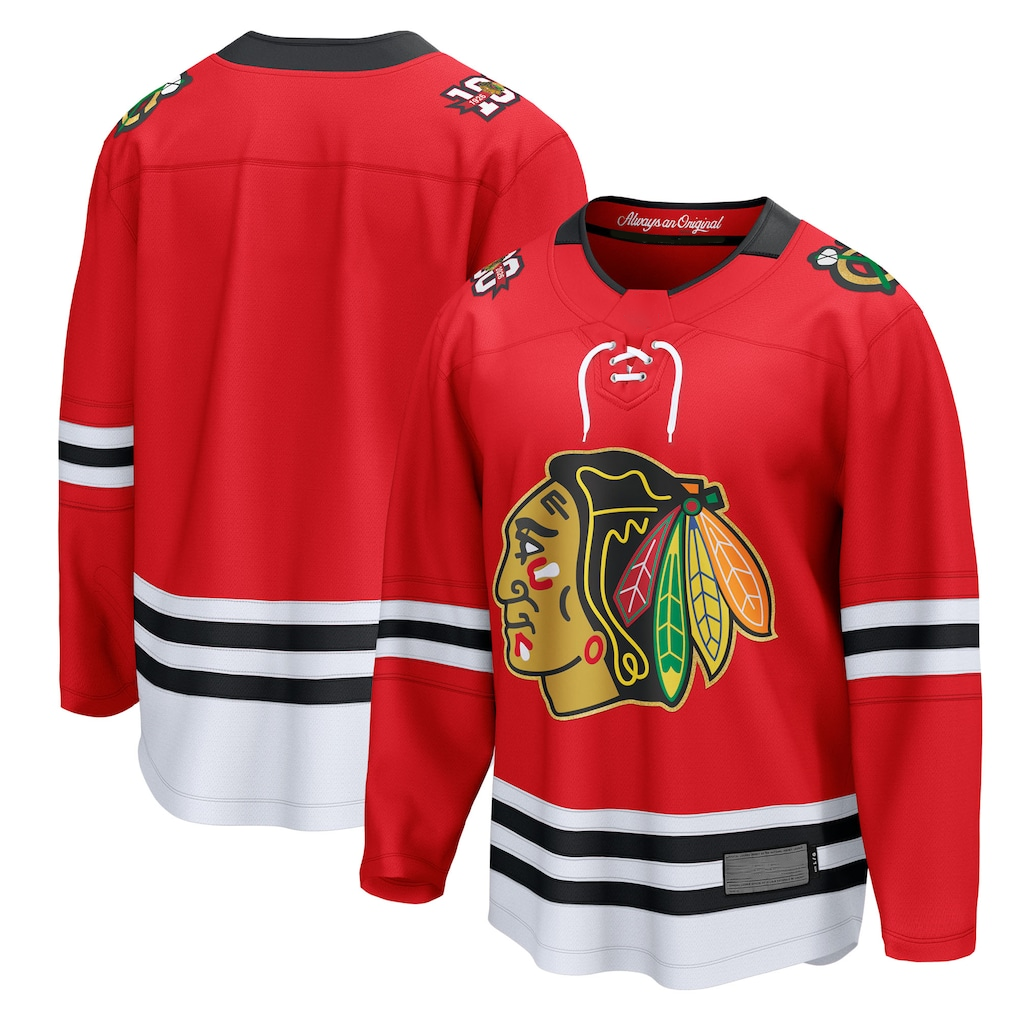 Trusc C.Blackhawks Red Centennial Breakaway Jerseys