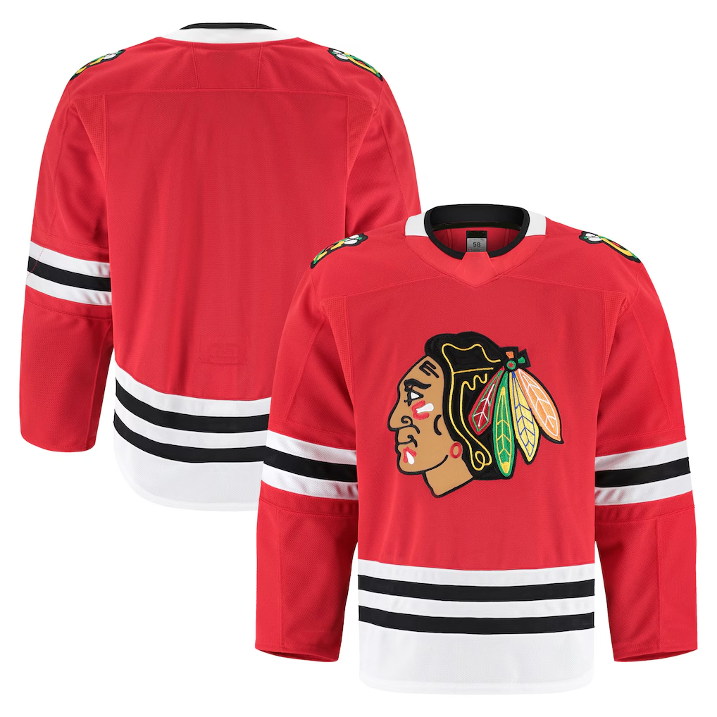 Trusc C.Blackhawks Red Home Authentic Pro Jerseys
