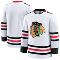 Trusc C.Blackhawks White Away Premium Jerseys