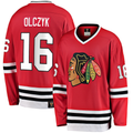 Trusc C.Blackhawks #16 Eddie Olczyk Red Premier Breakaway Retired Player Jerseys