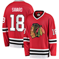 Trusc C.Blackhawks #18 Denis Savard Red Premier Breakaway Retired Player Jerseys