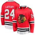 Trusc C.Blackhawks #24 Sam Lafferty Red Home Breakaway Jerseys