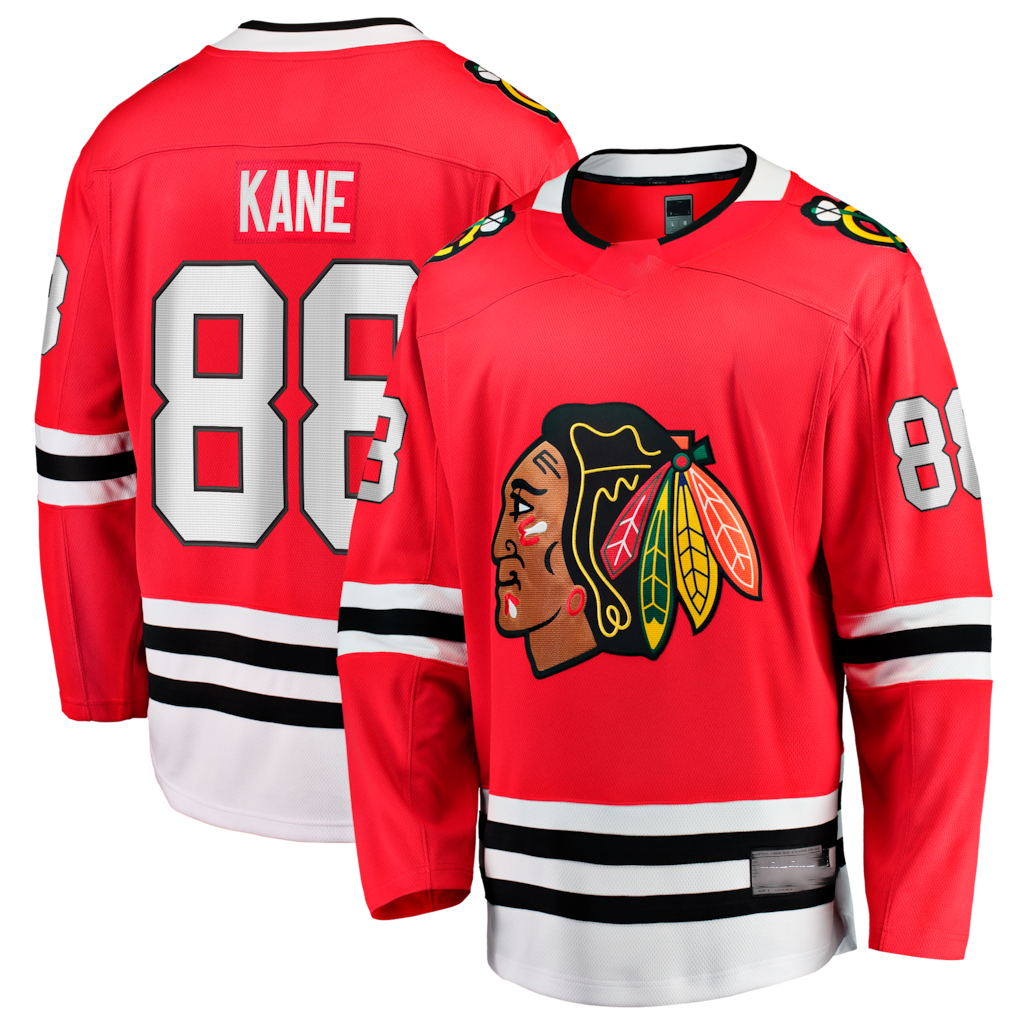 Trusc C.Blackhawks #88 Patrick Kane Red Home Breakaway Jerseys