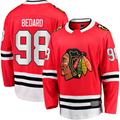 Trusc C.Blackhawks #98 Connor Bedard Red Home Breakaway Player Jerseys