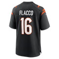 Trusc C.Bengals #16 Bengals Joe Flacco Black Team Game Stitched Jerseys