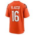 Trusc C.Bengals #16 Bengals Joe Flacco Orange Alternate Game Stitched Jerseys