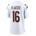 Trusc C.Bengals #16 Bengals Joe Flacco White Game Stitched Jerseys