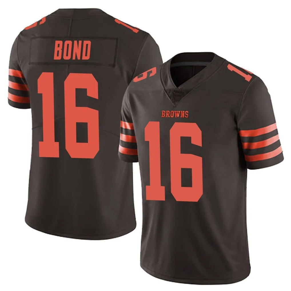 Trusc C.Browns #16 Isaiah Bond Player Brown Vapor Limited Stitched Jerseys