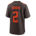 Trusc C.Browns #2 Shedeur Sanders Brown Alternate Game Stitched Jerseys