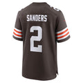 Trusc C.Browns #2 Shedeur Sanders Brown Game Stitched Jerseys