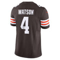 Trusc C.Browns #4 Deshaun Watson Brown Vapor F.U.S.E. Limited Stitched Jerseys