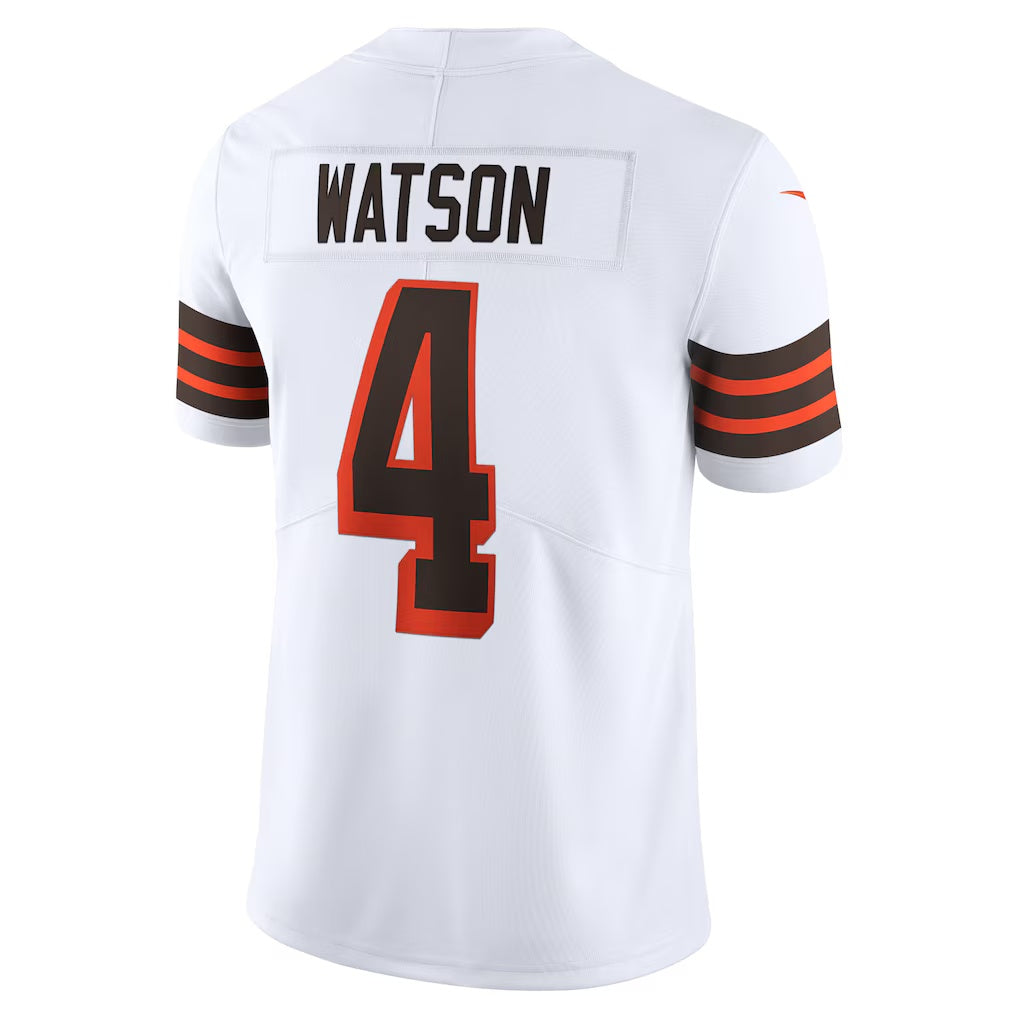 Trusc C.Browns #4 Deshaun Watson White 2021 Alternate Vapor Limited Stitched Jerseys