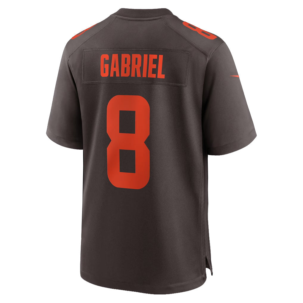 Trusc C.Browns #8 Dillon Gabriel Player Brown Game Stitched Jerseys