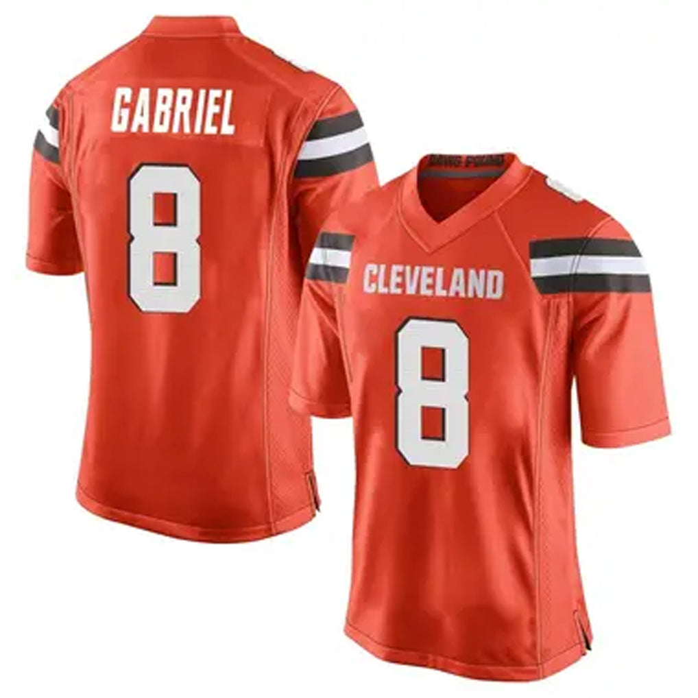 Trusc C.Browns #8 Dillon Gabriel Player Orange Game Stitched Jerseys