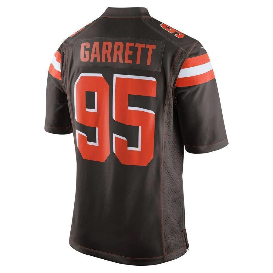 Trusc C.Browns #95 Myles Garrett Player Brown Game Stitched Jerseys