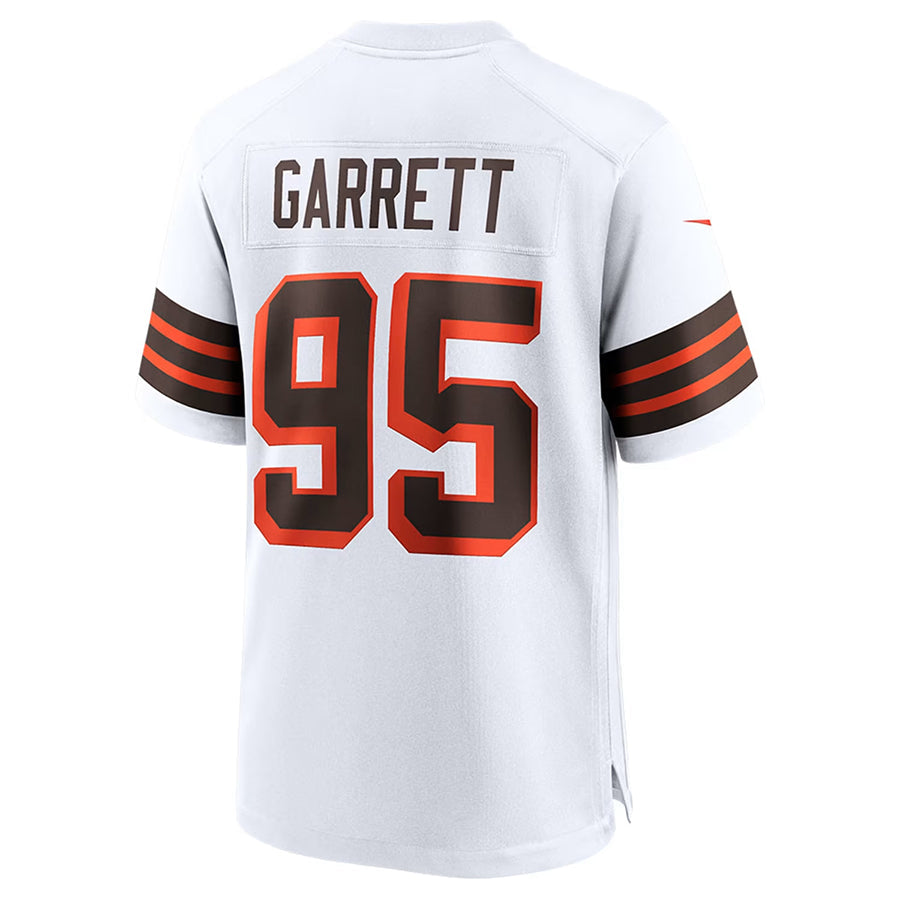 Trusc C.Browns #95 Myles Garrett Player WHITE Alternate Game Stitched Jerseys