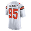 Trusc C.Browns #95 Myles Garrett Player White Game Stitched Jerseys