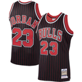 Trusc C.Bulls #23 Michael Jordan Mitchell & Ness Black 1996-97 Hardwood Classics Authentic Jerseys