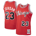 Trusc C.Bulls #23 Michael Jordan Mitchell & Ness Red 198485 Hardwood Classics Rookie Authentic Jerseys