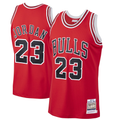 Trusc C.Bulls #23 Michael Jordan Mitchell & Ness Scarlet 1997-98 Hardwood Classics Authentic Jerseys