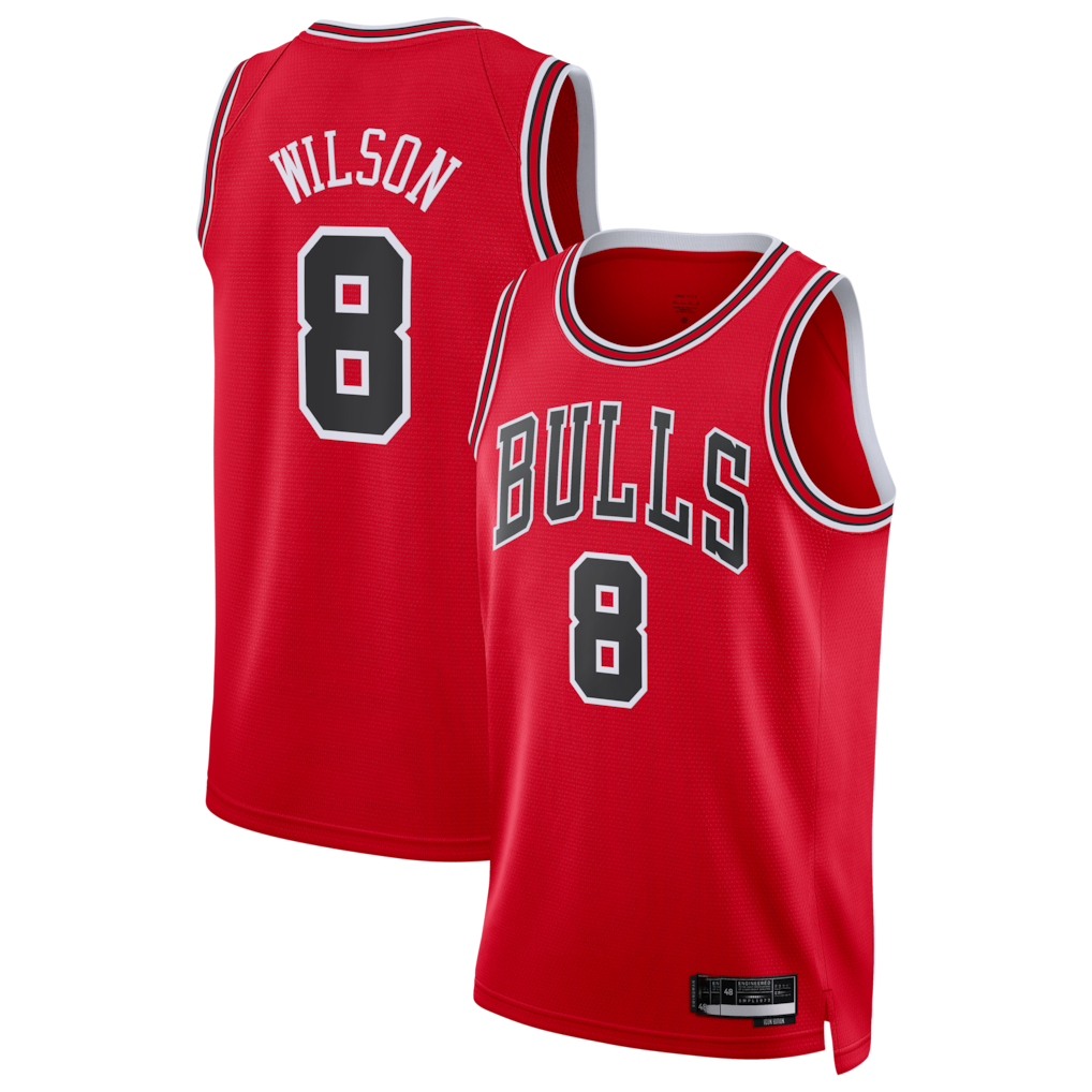 Trusc C.Bulls #8 Caleb Wilson Red 2026 Draft Swingman Jerseys - Icon Edition