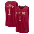 Trusc C.Cavaliers #1 James Harden  Wine Fast Break Replica Jerseys - Icon Edition