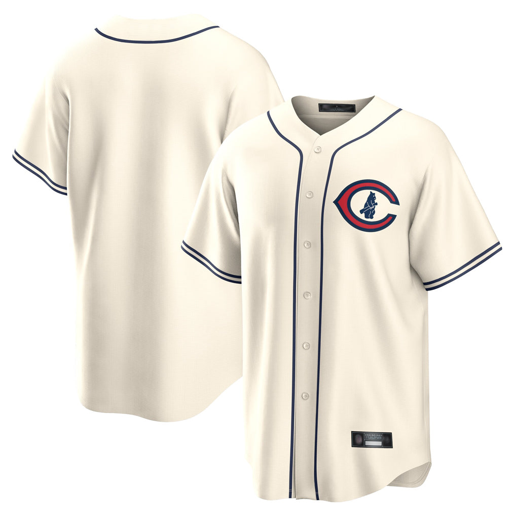 Trusc C.Cubs Cream Field of Dreams Home Game Blank Player Stitched Jerseys