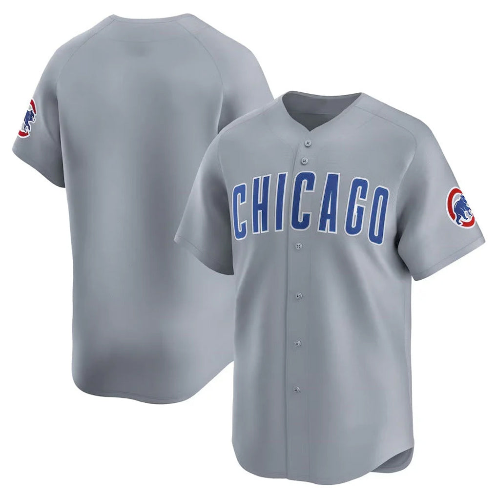 Trusc C.Cubs Gray Road Limited Home Game Blank Player Stitched Jerseys