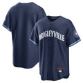 Trusc C.Cubs Navy City Connect Home Game Blank Player Stitched Jerseys