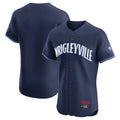 Trusc C.Cubs Navy City Connect Limited Elite Home Game Blank Player Stitched Jerseys