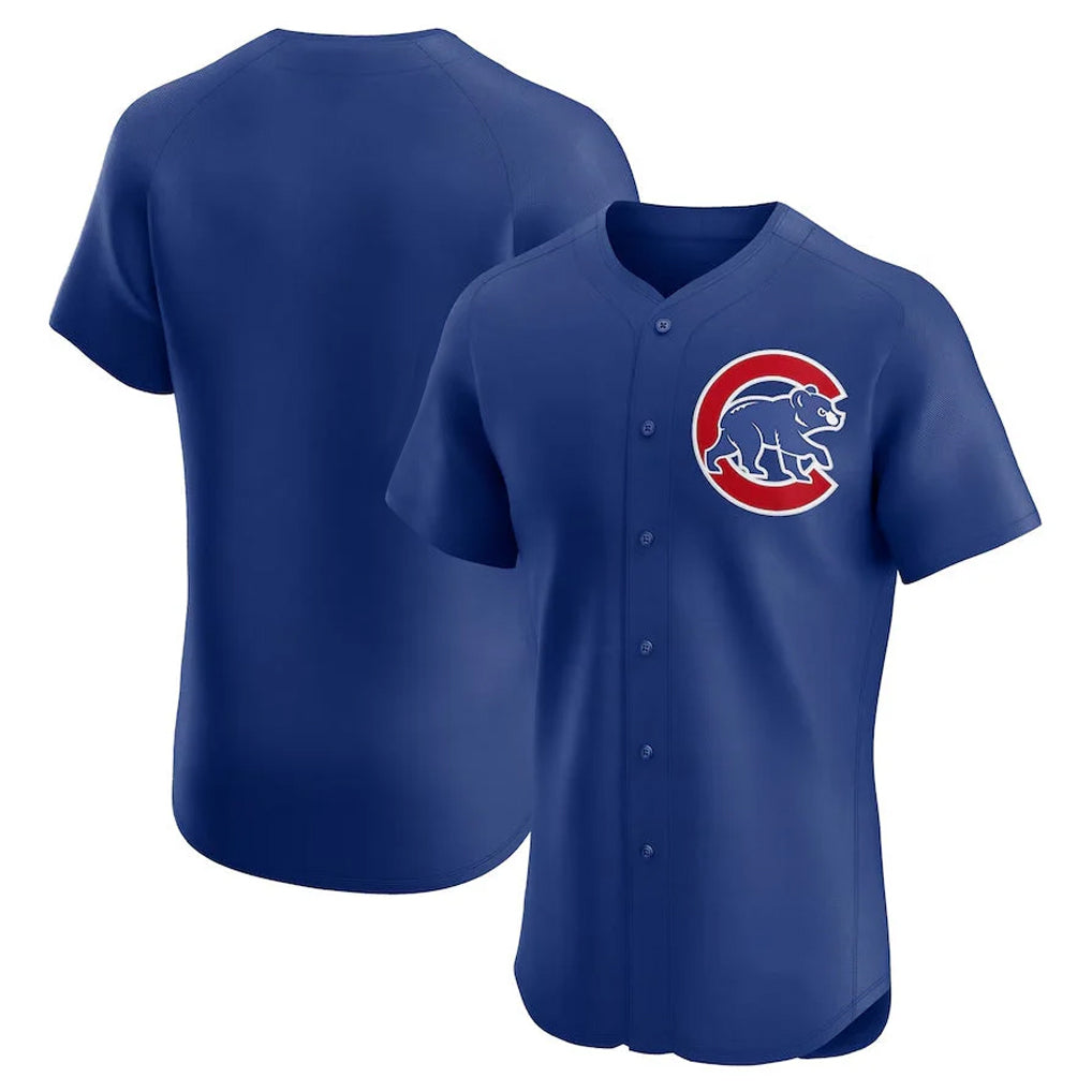 Trusc C.Cubs Royal Limited Elite Home Game Blank Player Stitched Jerseys