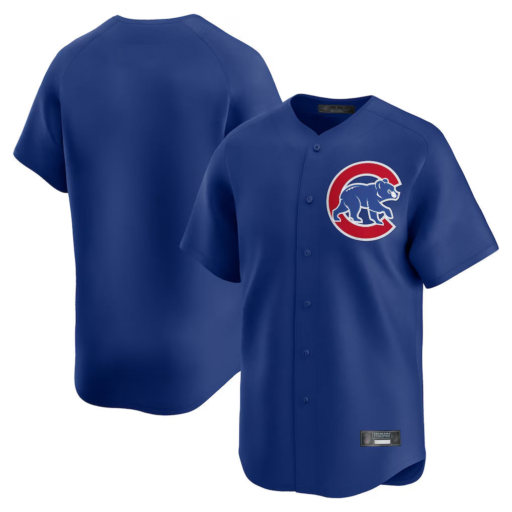 Trusc C.Cubs Royal Limited Home Game Blank Player Stitched Jerseys